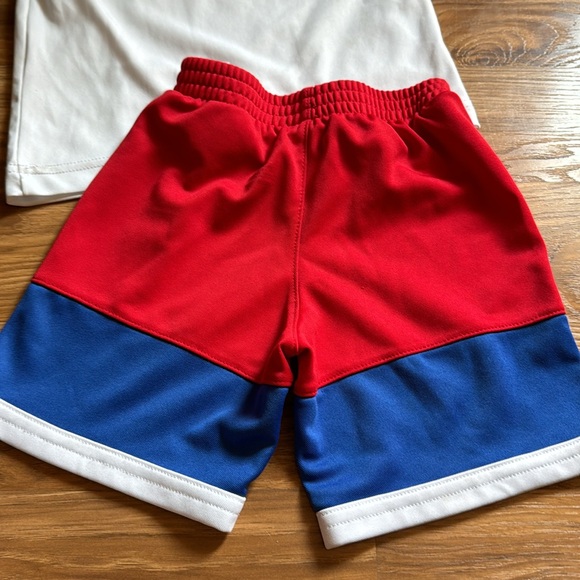 Nike boys toddler shorts and shirt set red white blue - Picture 6 of 6